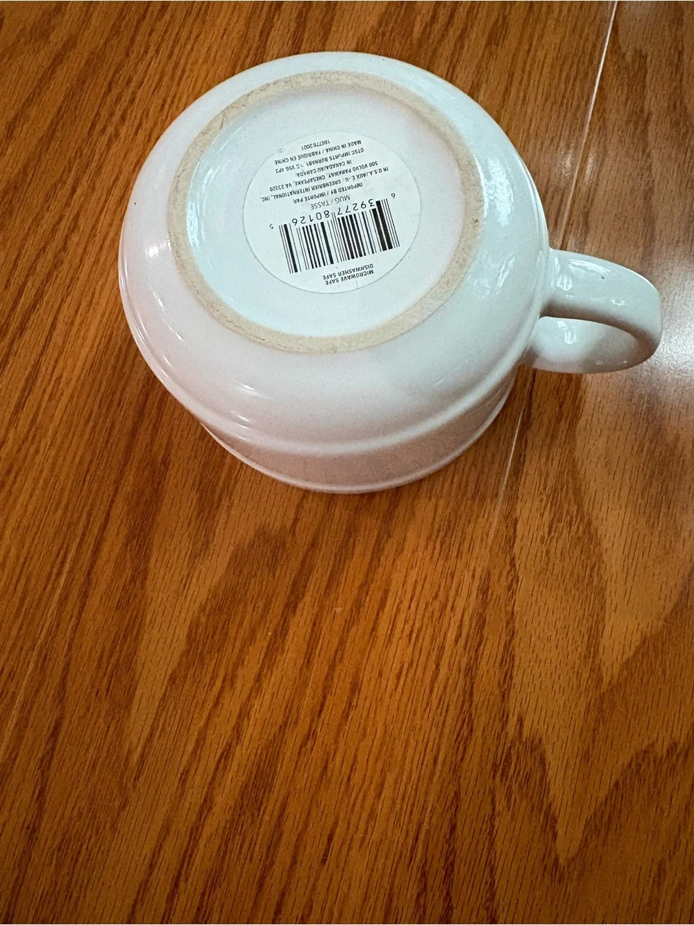 White Oversized Ceramic Mug